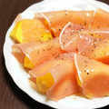 ♪ミチル♪'s cooksnap of when they made 秋の味覚☆柿の生ハム巻き.