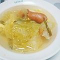 クックP3Z5B5☆'s cooksnap of when they made ねぎとウインナーの酸辣湯風ぽかぽかスープ.