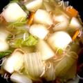 夕飯は６時です's cooksnap of when they made かぶの蟹カマあんかけ～♪.