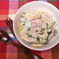 4児男子母さんの台所's cooksnap of when they made マヨネーズ節約♪スパサラ☆.
