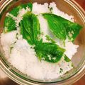 ゆーごん's cooksnap of when they made 塩バジル　保存術.