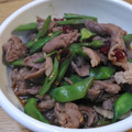 銀作店長's cooksnap of when they made 仕上がりキレイ！豚肉とエンドウのさっと煮.