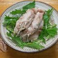 プルンバゴ's cooksnap of when they made レンジで簡単！豚しゃぶ肉のもやし巻き♪.