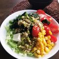 ふか谷's cooksnap of when they made 醤油麹ドレッシング！豆腐とワカメのサラダ.