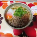 よちりん's cooksnap of when they made 美味しい！うどんのつゆ＆肉うどん.