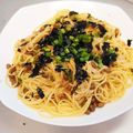☆angel's cooksnap of when they made 納豆の和風パスタ.