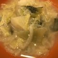 ♡ハムスター＆柴犬♪'s cooksnap of when they made 白菜のミルク味噌スープ♪.