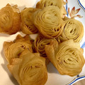 藍坊とゆうたん's cooksnap of when they made 春巻きの皮で作る　簡単シュガーパイ☆.