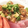 くまみっちー's cooksnap of when they made 簡単美味♪まぐろ☆アボカドのキムチ和え♡.