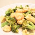 イエローバード's cooksnap of when they made エビとブロッコリーの塩あんかけ炒め.