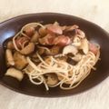 mack♪♪♪'s cooksnap of when they made ぱぱっと！なすとウインナーのオイルパスタ.