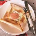 がっつママ's cooksnap of when they made 春巻きの皮で♪簡単ハムチーズガレット.