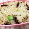 kazukichi☆'s cooksnap of when they made ＊マヨ風味♪枝豆と塩昆布の混ぜご飯＊.