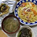 クック3IJVP1☆'s cooksnap of when they made 白菜の和風パスタ(人´ω｀*).