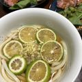 のんびりあん's cooksnap of when they made かぼすうどん.