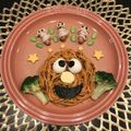 あんにょんガール's cooksnap of when they made 1歳の誕生日エルモのパスタで♪.