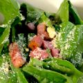CS555's cooksnap of when they made 【ヘルシー】ほうれん草とベーコンのサラダ.
