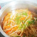 MIZU14's cooksnap of when they made 簡単♬もやしのサンラータン スープ.