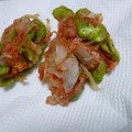 まゆこ．Ｍ's cooksnap of when they made そら豆と桜海老のかき揚げ.