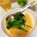あいちゃん杉's cooksnap of when they made 超簡単！ほうれん草だけの和風スパゲティ.