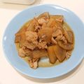 をなべ's cooksnap of when they made お手軽豚コマで豚バラ大根風.