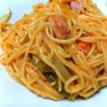 ユーロン's cooksnap of when they made ノンオイル＊ワンポットナポリタン＊パスタ.