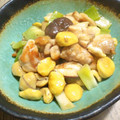 ドラエミ's cooksnap of when they made 栗と舞茸と鶏肉の甘辛炒め.
