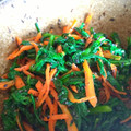 ちーまぐ's cooksnap of when they made 簡単♪やみつき！春菊のごまあえ.