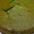xxahiruxx's cooksnap of when they made おやつイン☆抹茶マーブルパウンドケーキ.