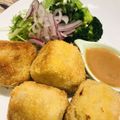 nopimoco's cooksnap of when they made 里芋のまんまるコロッケ♪.