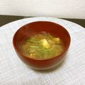 ☆こまっと☆'s cooksnap of when they made * 大人のお味噌汁＠みょうがの卵とじ *.