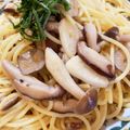 mikamiwa's cooksnap of when they made たっぷりきのこの和風パスタ。.