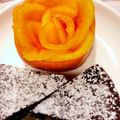 ゆーよシーマ's cooksnap of when they made 柿の飾り切り～花～.