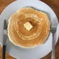 クック8XTFRI☆'s cooksnap of when they made HCM&卵なしでふんわりパンケーキ.