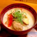 中村ベーカリー's cooksnap of when they made もやし肉団子と豆乳のお味噌汁.