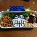 みよママ☆'s cooksnap of when they made キャラ弁　バイキンマン　簡単　おにぎり.
