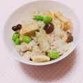 まあまま☆0403's cooksnap of when they made 和風だしで簡単＊しめじと枝豆のおこわ.