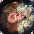 マールマル's cooksnap of when they made ある物入れちゃって～白だしで☆お吸い物.