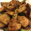 ホワイトチョコ☆'s cooksnap of when they made さつま芋と鶏肉の甘酢炒め.