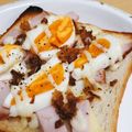 ★ぴよぴよ501★'s cooksnap of when they made ベーコンエッグトースト.