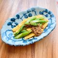 ころわんの母さん's cooksnap of when they made ✿薄焼き卵とアスパラガスの胡麻甘酢かけ✿.