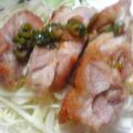 まろぴ～ぬ's cooksnap of when they made カリッとジューシー☆鶏もも肉の香味ダレ.