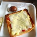 GoGo島みかん's cooksnap of when they made …簡単朝トースト(ピザ風)….
