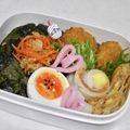 なななな♡MaMa's cooksnap of when they made お弁当ハートかまぼこ（キャラ弁）.
