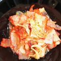 プチシュ's cooksnap of when they made 絶品おつまみ！鯨肉のレバ刺し風？.