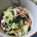 えみんちゅ＊'s cooksnap of when they made わかめときゃべつのカニあんかけ♪.