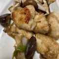 clover♡3's cooksnap of when they made 鶏胸肉のマヨポン ネギ焼き.
