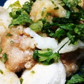 ミカ★ヅキ's cooksnap of when they made 鶏とお餅の揚げ出し さっぱりおろしポン酢.
