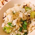 KAORULALA's cooksnap of when they made かぶの葉と塩昆布の混ぜご飯★おにぎりにも.