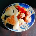 aochan☆'s cooksnap of when they made ご飯パンdeおむすびパン.